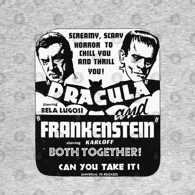 Dracula Frankenstein Double Feature by zombill